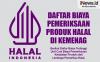 Infografis Daftar Biaya Pemeriksaan Produk Halal di Kemenag