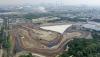 Penampakan dari Udara Sirkuit Formula E Berdekatan dengan Stadion JIS