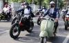 Motoran ke Lokasi Musrenbang, Begini Gaya Wagub Sumut Musa Rajekshah Naik Vespa