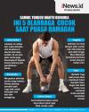 Infografis 5 Olahraga Cocok saat Puasa Ramadan