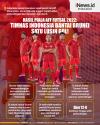 Infografis Timnas Indonesia Bantai Brunei Selusin Gol di Piala AFF Futsal 2022
