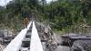 Jembatan Gantung Gladak Perak yang Rusak akibat Erupsi Gunung Semeru Kembali Dibangun - Bagian 3