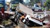 Diduga Sopir Mengantuk, Truk Trailer Terjun ke Sungai di Pantura Kendal