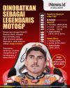 Infografis Jorge Lorenzo Dinobatkan sebagai Legenda MotoGP