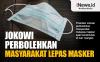 Breaking News, Jokowi Perbolehkan Masyarakat Lepas Masker di Luar Ruangan