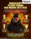 Infografis Jurgen Klopp Pelatih Terbaik Liga Inggris 2021/2022
