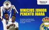Infografis Vinicius Junior Penentu Juara Liga Champions 2021/2022 bagi Real Madrid