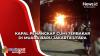 Kapal Penangkap Cumi Terbakar di Muara Baru Jakarta Utara