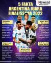 Infografis 5 Fakta Argentina Juara Finalissima 2022: Messi Samai Level Ronaldo dan Maradona