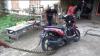 Ular Sanca 4 Meter di Atas Motor Gegerkan Warga Jombang