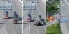 Viral Mobil Pikap Ditabrak Truk hingga Terbakar di Jalan Tol, Pengendaranya Ibu dan Anak