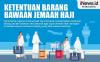 Infografis Ketentuan Barang Bawaan agar Koper Tidak Dibongkar di Bandara
