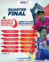 Jangan Lewatkan! 6 Laga Tersaji di 8 Besar Daihatsu Indonesia Masters 2022, Live MNCTV