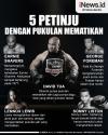 Infografis 5 Petinju dengan Pukulan Mematikan