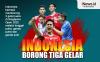 Infografis Indonesia Borong Tiga Gelar di Singapore Open 2022