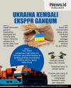 Infografis Ukraina Kembali Ekspor Gandum
