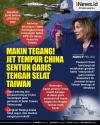 Infografis Jet Tempur China Sentuh Garis Tengah Selat Taiwan