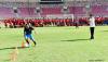 Presiden Jokowi Main Bola bersama Anak-Anak saat Peluncuran Papua Football Academy - Bagian 5