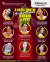 Infografis Artis Cantik Suka Makan Jengkol dan Pete
