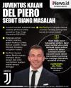 Infografis Juventus Kalah Lawan Benfica, Del Piero Sebut Biang Masalahnya