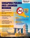 Infografis Singapura Perluas Area Larangan Merokok, Denda Rp10 Juta