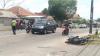 Gagal Menyalip, Motor Tabrak Mobil dari Arah Berlawanan di Way Kanan