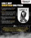 Infografis Liga 2 Ikut Dihentikan Dua Pekan