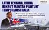 Infografis China Rekrut Mantan Pilot Jet Tempur Australia untuk Latih Tentara