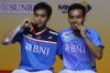Ganda Putra Indonesia Rahmat/Pramudya Juara Indonesia Masters 2022 