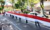 Hari Sumpah Pemuda, Siswa SMA di Salatiga Bentangkan Bendera Merah Putih Sepanjang 1 Km