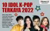Infografis 10 Idol K-Pop Terkaya 2022