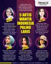Infografis 5 Artis Wanita Indonesia Paling Laris, Ada yang Berasal dari Kampung Kini Tajir Melintir