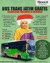 Infografis Gubernur Khofifah Gratiskan Bus Trans Jatim Selama Hari Pahlawan 10 November