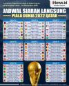 Infografis Jadwal Siaran Langsung Piala Dunia 2022 Qatar
