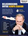 Infografis Putin Sampaikan Belasungkawa Gempa Cianjur