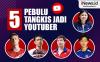Infografis 5 Pebulu Tangkis yang Kini Jadi Youtuber