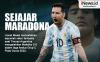 Infografis Lionel Messi Sejajar dengan Maradona usai Bobol Meksiko di Piala Dunia 2022