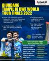 Infografis Apriyani/Fadia Diundang Tampil di BWF World Tour Finals 2022