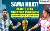 Infografis Head to Head Argentina Vs Kroasia