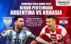 Infografis Rekor Pertemuan Argentina Vs Kroasia Semifinal Piala Dunia 2022