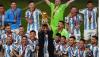Selebrasi Timnas Argentina Angkat Trofi Piala Dunia 2022 - Bagian 2