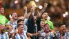 Selebrasi Timnas Argentina Angkat Trofi Piala Dunia 2022 - Bagian 1