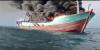 3 Kapal Ikan di Perairan Pengambengan Jembrana Terbakar, 9 ABK Selamat