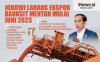 Infografis Jokowi Larang Ekspor Bauksit Mentah Mulai Juni 2023