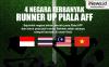 Infografis 4 Negara Terbanyak Runner Up Piala AFF