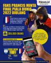 Infografis Fans Prancis Tanda Tangan Petisi Minta Final Piala Dunia 2022 Diulang