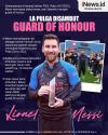 Infografis Messi Disambut Guard Of Honour