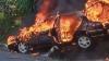  Starlet Terbakar Hebat di Sindangwangi Majalengka, Sopir dan Penumpang Selamat