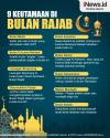 Infografis 10 Keutamaan Bulan Rajab