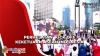 Histeris, Warga Sambut Presiden Jokowi di CFD Sudirman-Thamrin